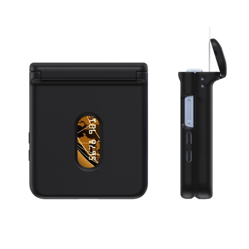 Hülle Für Samsung Galaxy Z Flip 7 Federscharnier & Kartenhalter