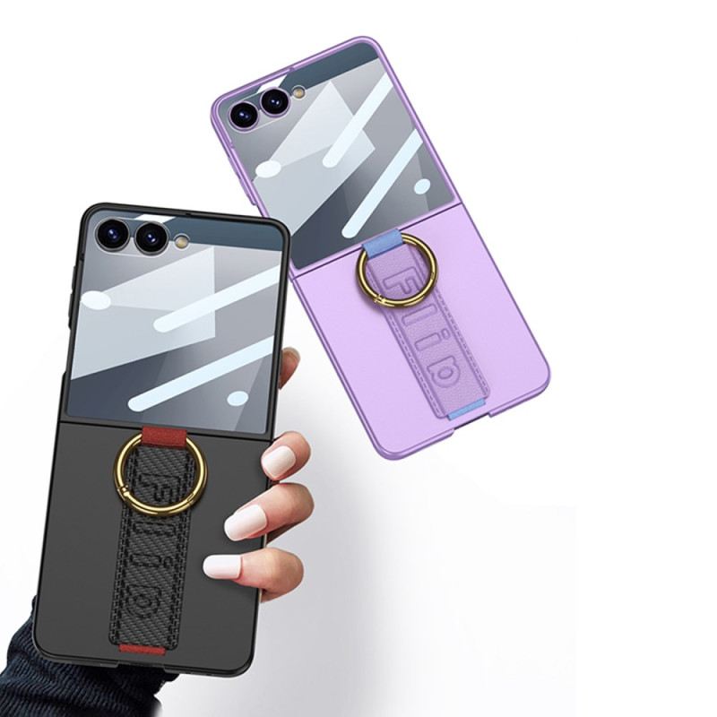 Hülle Für Samsung Galaxy Z Flip 7 Gkk-handschlaufe Und Displayschutz