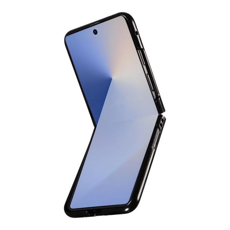 Hülle Für Samsung Galaxy Z Flip 7 Lederoptik