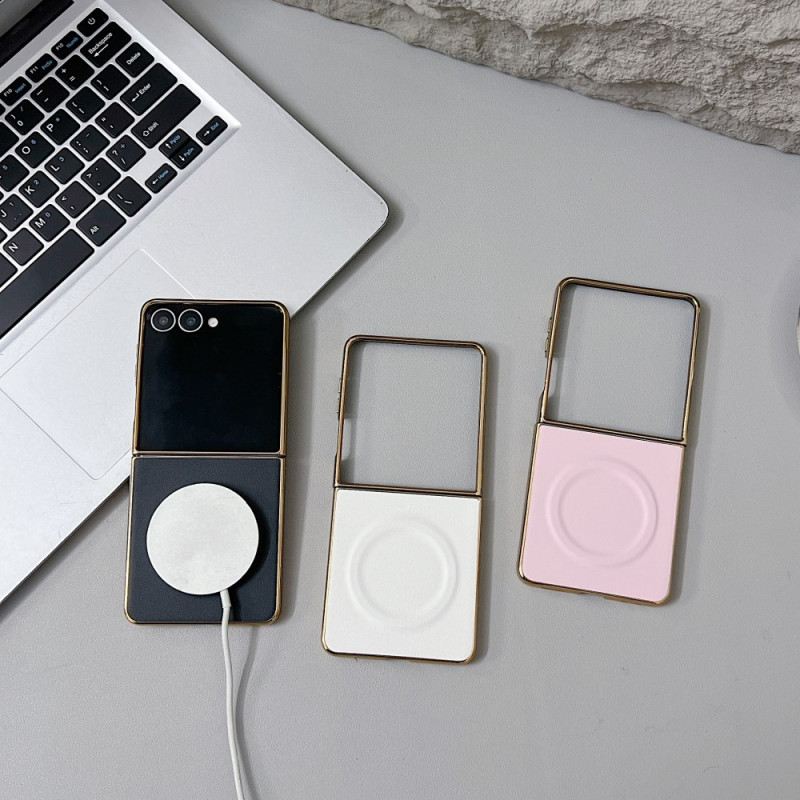 Hülle Für Samsung Galaxy Z Flip 7 Magnetische Nappa-oberfläche