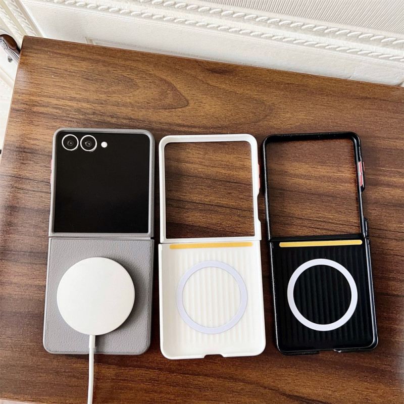 Hülle Für Samsung Galaxy Z Flip 7 Magsafe Orange Ring-kompatibel