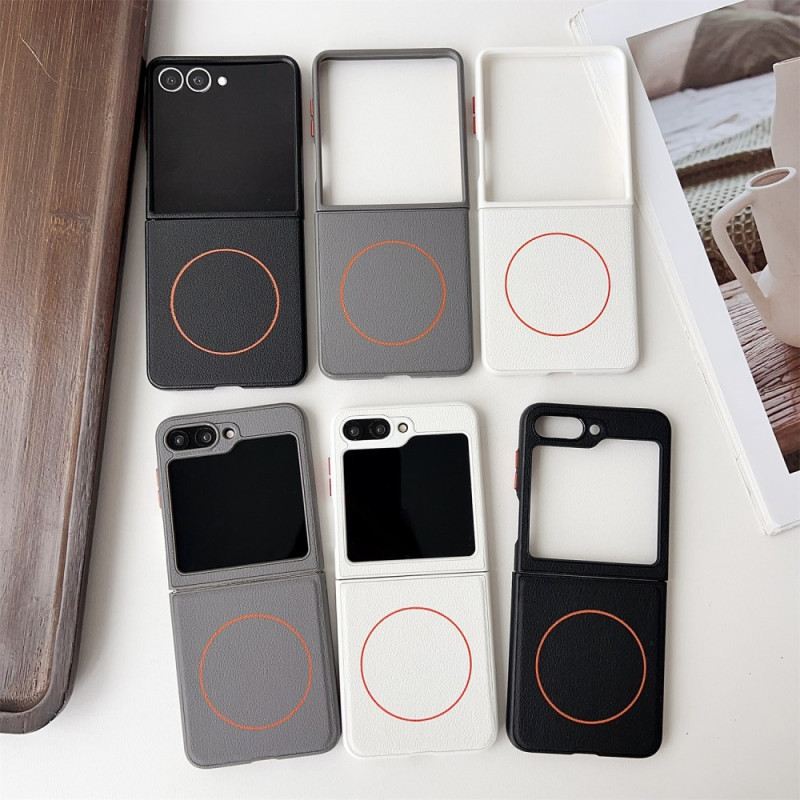 Hülle Für Samsung Galaxy Z Flip 7 Magsafe Orange Ring-kompatibel
