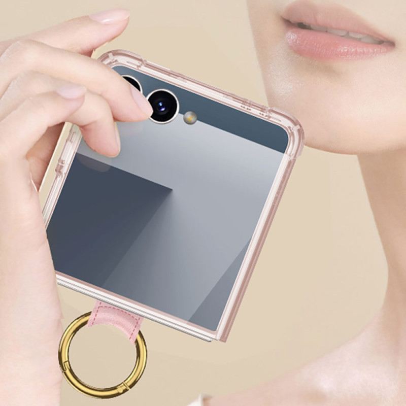 Hülle Für Samsung Galaxy Z Flip 7 Ringhalter Und Stoßfester Schutz