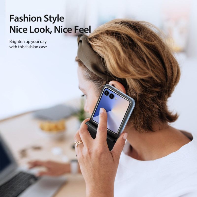 Hülle Samsung Galaxy Z Flip 7 Bril-serie Dux Ducis