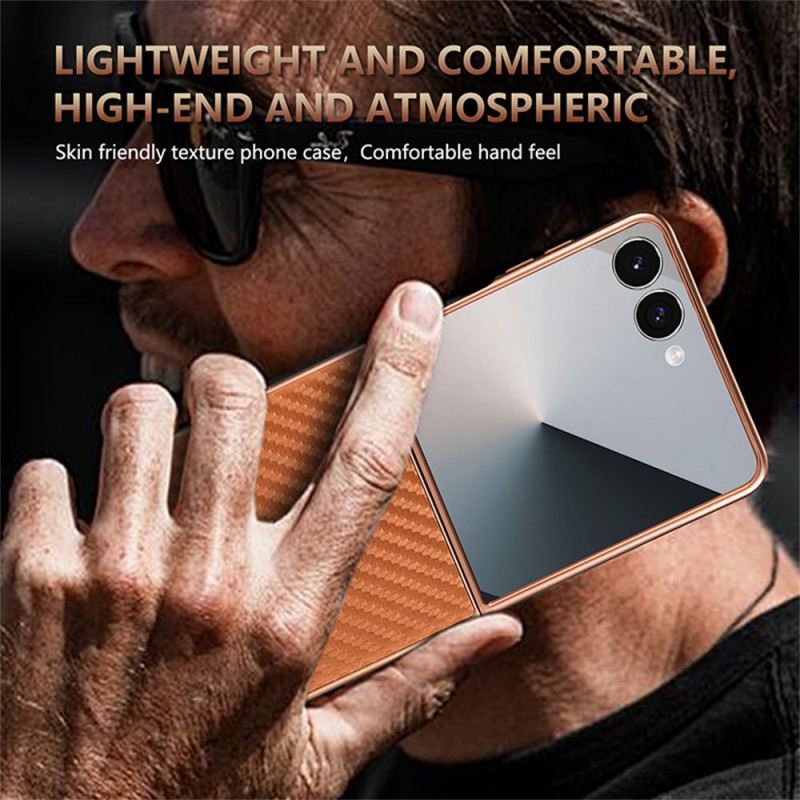 Hülle Samsung Galaxy Z Flip 7 Carbonfaser