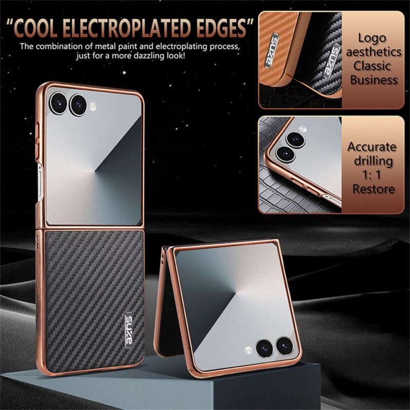 Hülle Samsung Galaxy Z Flip 7 Carbonfaser