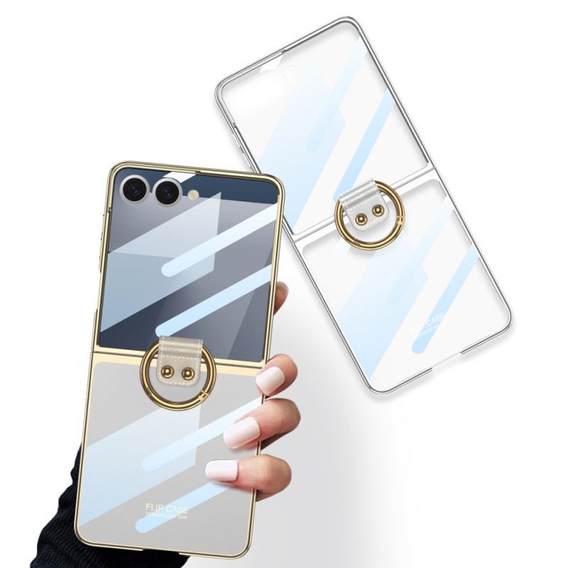 Hülle Samsung Galaxy Z Flip 7 Gkk-displayschutzfolie Und Ringhalter