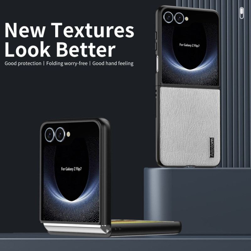 Hülle Samsung Galaxy Z Flip 7 Handyhülle Holzstruktur