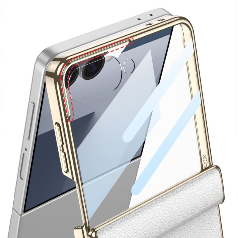 Hülle Samsung Galaxy Z Flip 7 Handyhülle Kunstleder Und Gkk-unterstützung