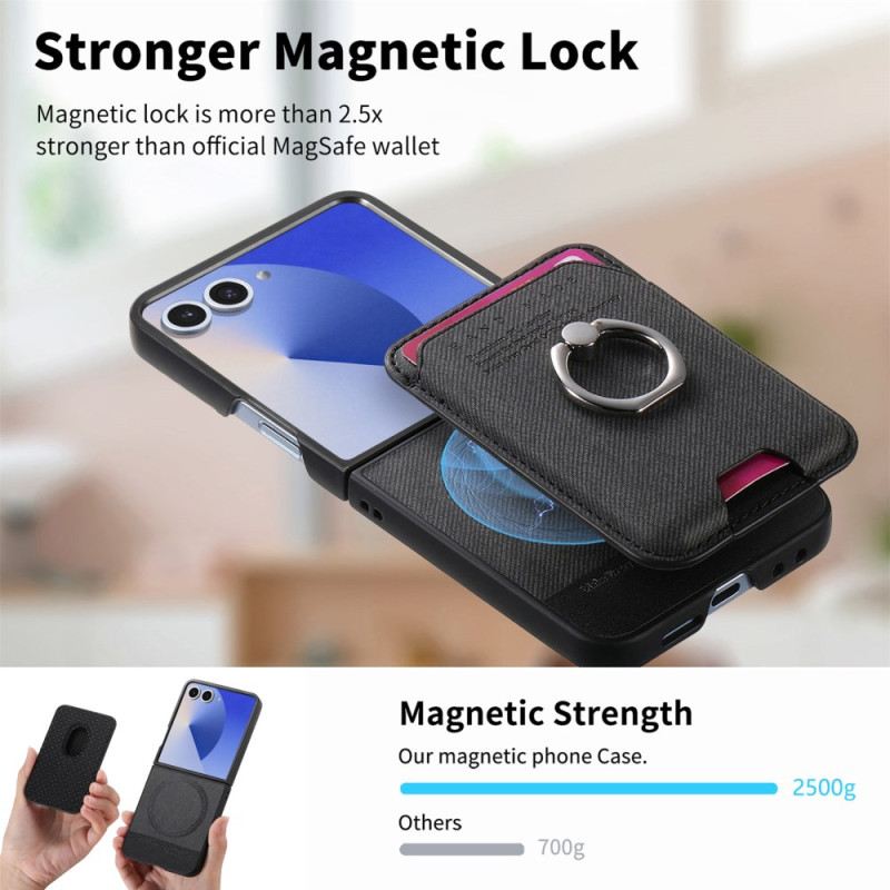 Hülle Samsung Galaxy Z Flip 7 Handyhülle Magsafe-kompatibel Mit Abnehmbarem Kartenhalter