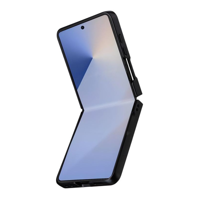 Hülle Samsung Galaxy Z Flip 7 Handyhülle Monochrome Lederoptik