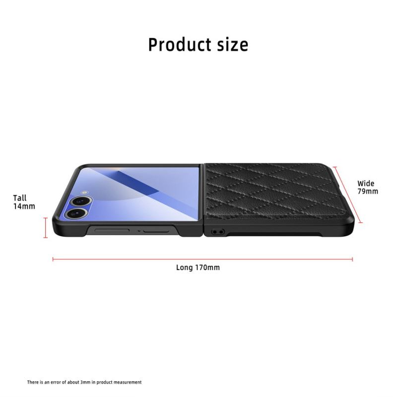 Hülle Samsung Galaxy Z Flip 7 Handyhülle Schlank Gesteppt