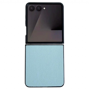 Hülle Samsung Galaxy Z Flip 7 Handyhülle Strukturierte Lederoptik