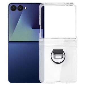 Hülle Samsung Galaxy Z Flip 7 Handyhülle Transparent Mit Ringhalter