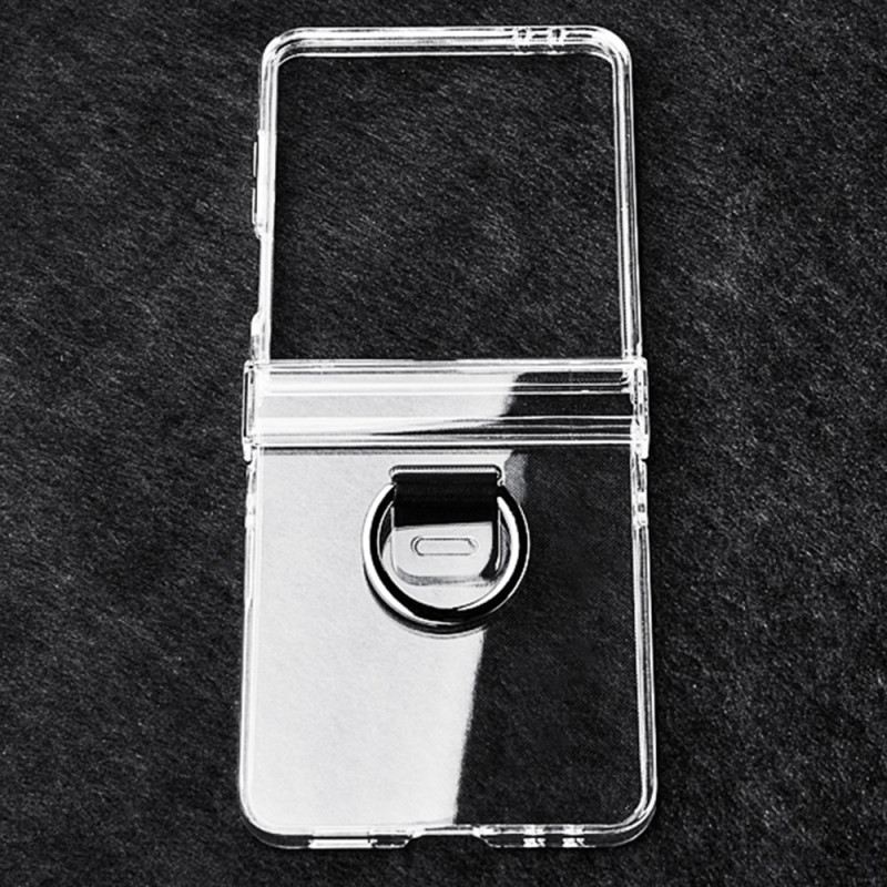 Hülle Samsung Galaxy Z Flip 7 Handyhülle Transparent Mit Ringhalter