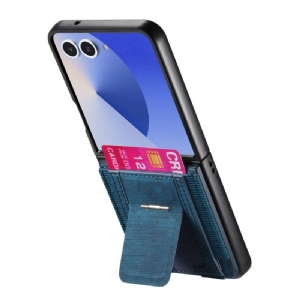 Hülle Samsung Galaxy Z Flip 7 Kartenetui Und Halter Im Retro-stil