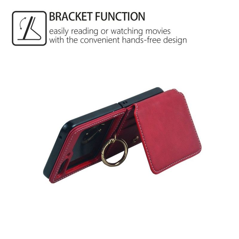 Hülle Samsung Galaxy Z Flip 7 Kartenhalter Und Abnehmbare Kette