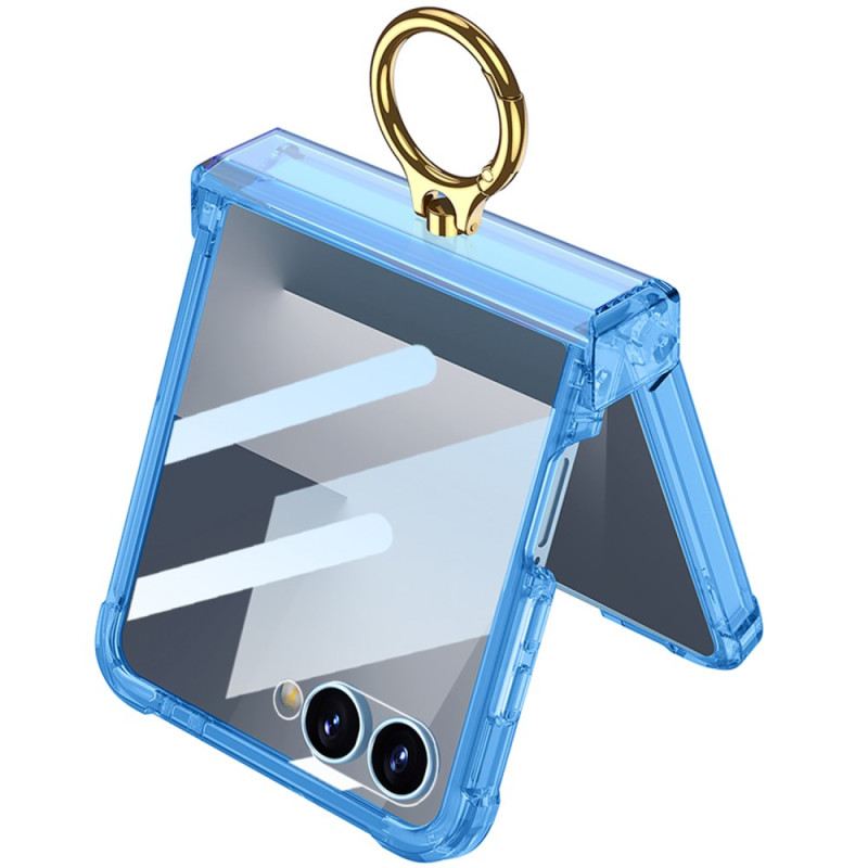 Hülle Samsung Galaxy Z Flip 7 Magnet-charm Mit Ringhalter