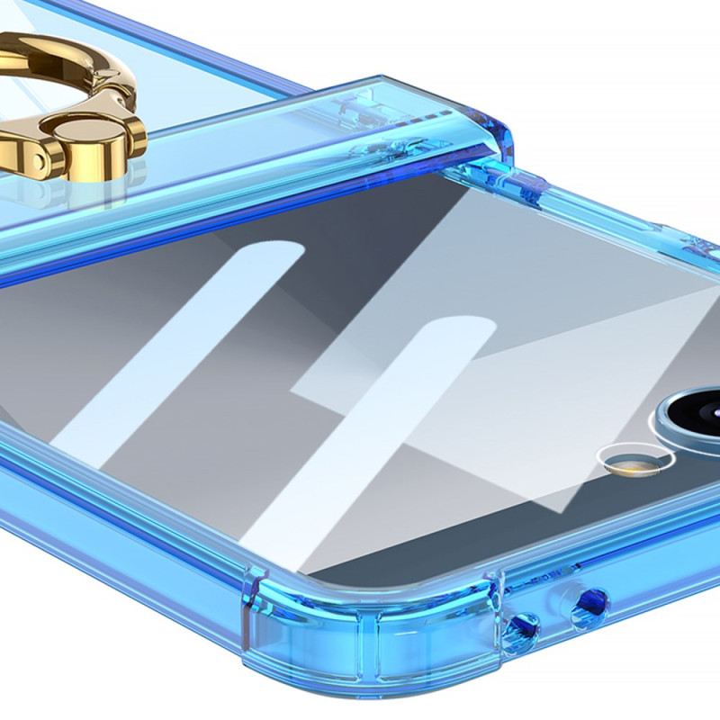 Hülle Samsung Galaxy Z Flip 7 Magnet-charm Mit Ringhalter