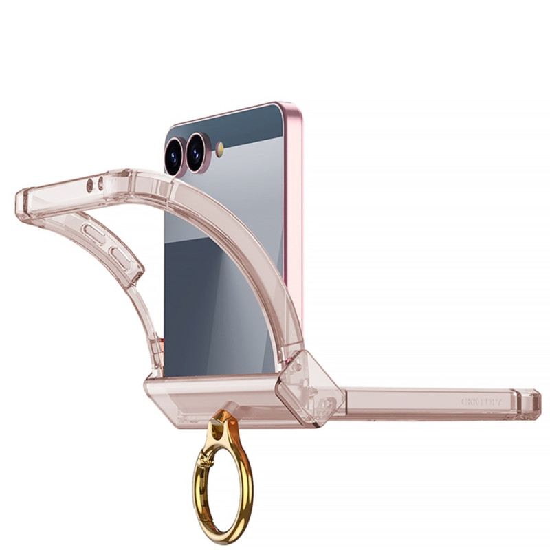 Hülle Samsung Galaxy Z Flip 7 Magnet-charm Mit Ringhalter