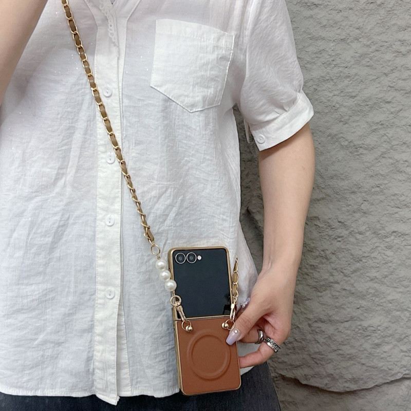 Hülle Samsung Galaxy Z Flip 7 Magnetischer Anhängerriemen