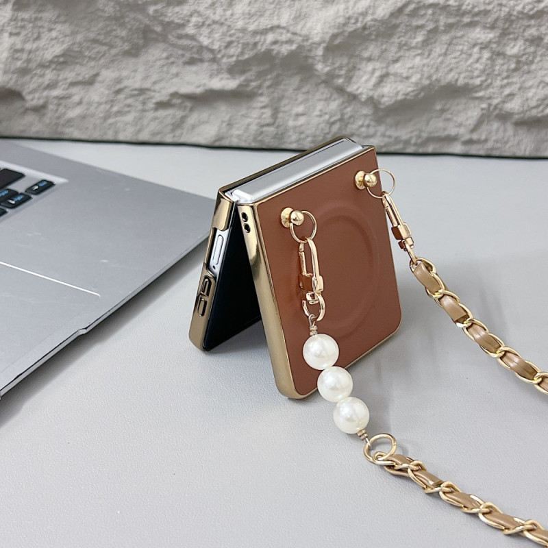 Hülle Samsung Galaxy Z Flip 7 Magnetischer Anhängerriemen