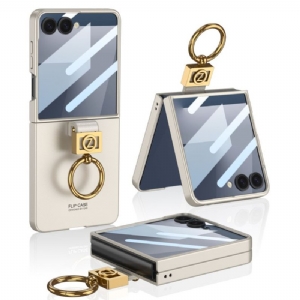 Hülle Samsung Galaxy Z Flip 7 Ringhalter Und Displayschutzfolie