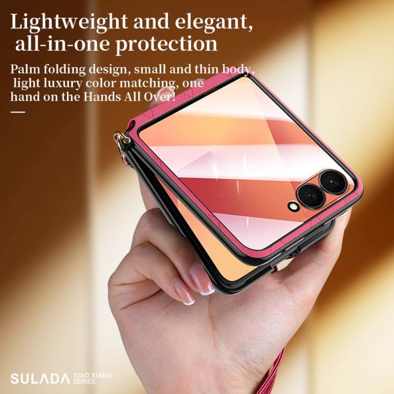 Hülle Samsung Galaxy Z Flip 7 Sulada Schultergurt