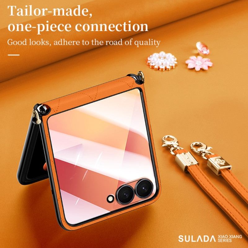 Hülle Samsung Galaxy Z Flip 7 Sulada Schultergurt