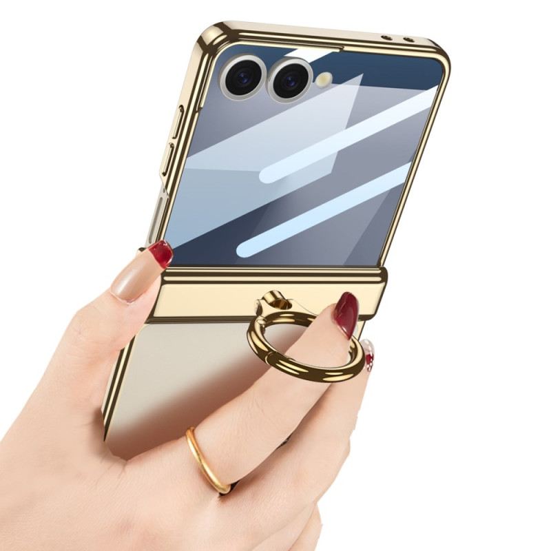 Hülle Samsung Galaxy Z Flip 7 Transparenter Gkk-ringhalter Mit Ständer Und Magnetschutz