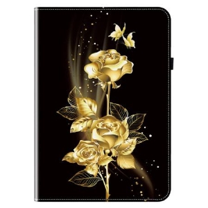 Case Für Samsung Galaxy Tab S10 Plus Goldene Rosen