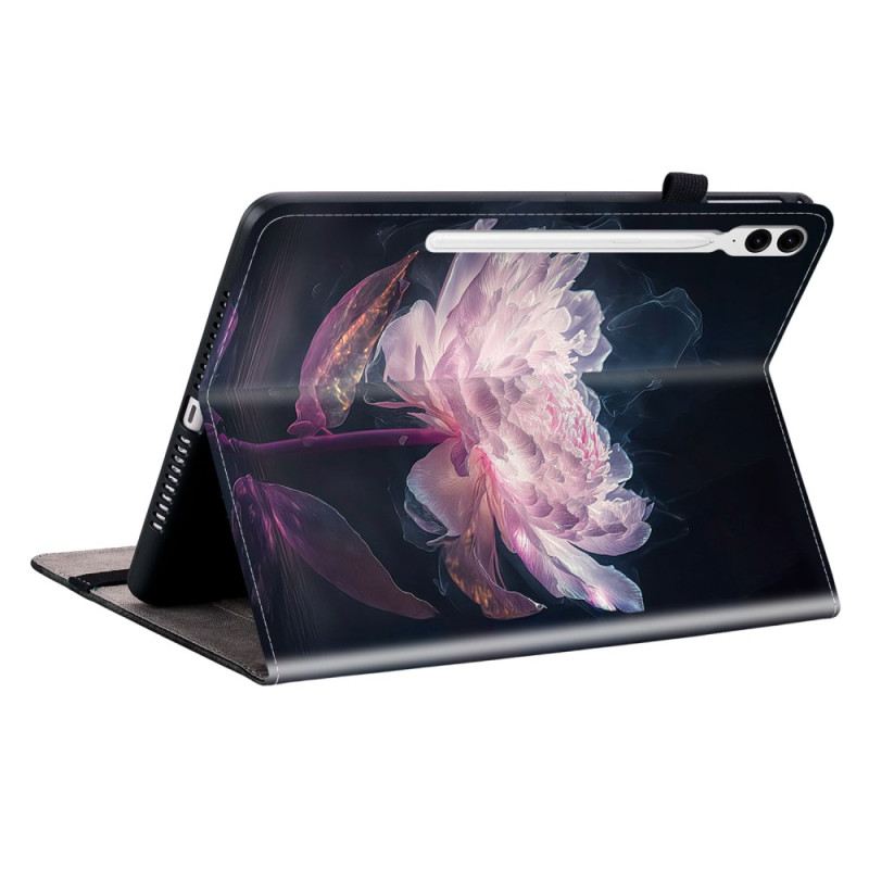 Case Für Samsung Galaxy Tab S10 Plus Lila Pfingstrose