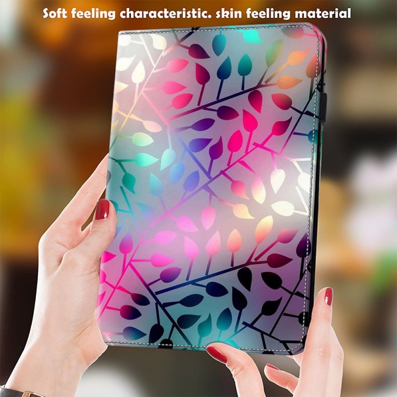 Case Samsung Galaxy Tab S10 Plus Handyhülle Bunte Blätter