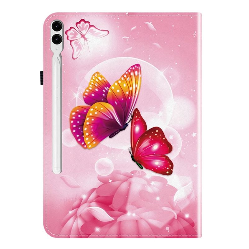 Case Samsung Galaxy Tab S10 Plus Rosa Schmetterlingsmuster