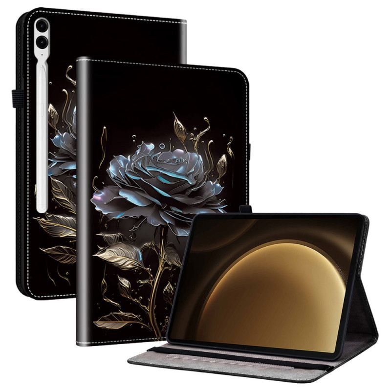 Case Samsung Galaxy Tab S10 Plus Schwarze Rose