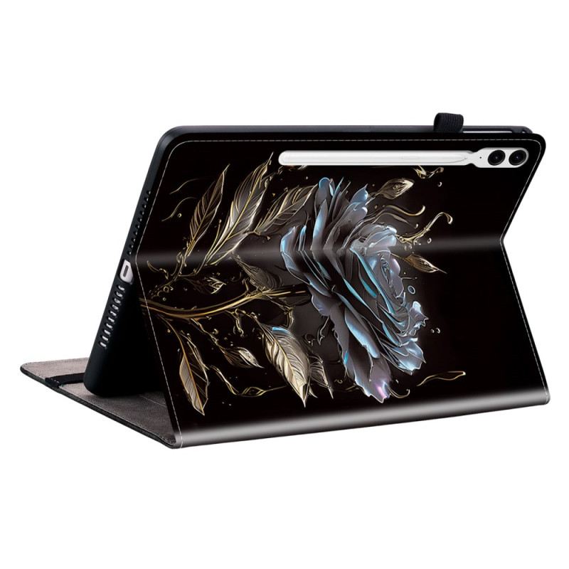 Case Samsung Galaxy Tab S10 Plus Schwarze Rose