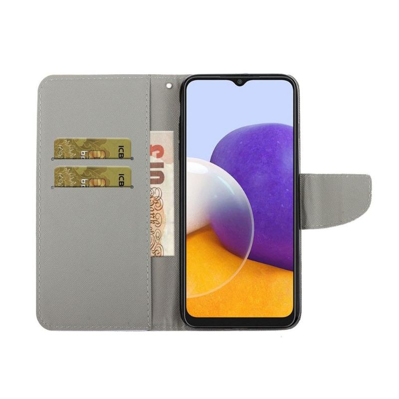 Flip Case Für Samsung Galaxy A22 4G Feenmädchen