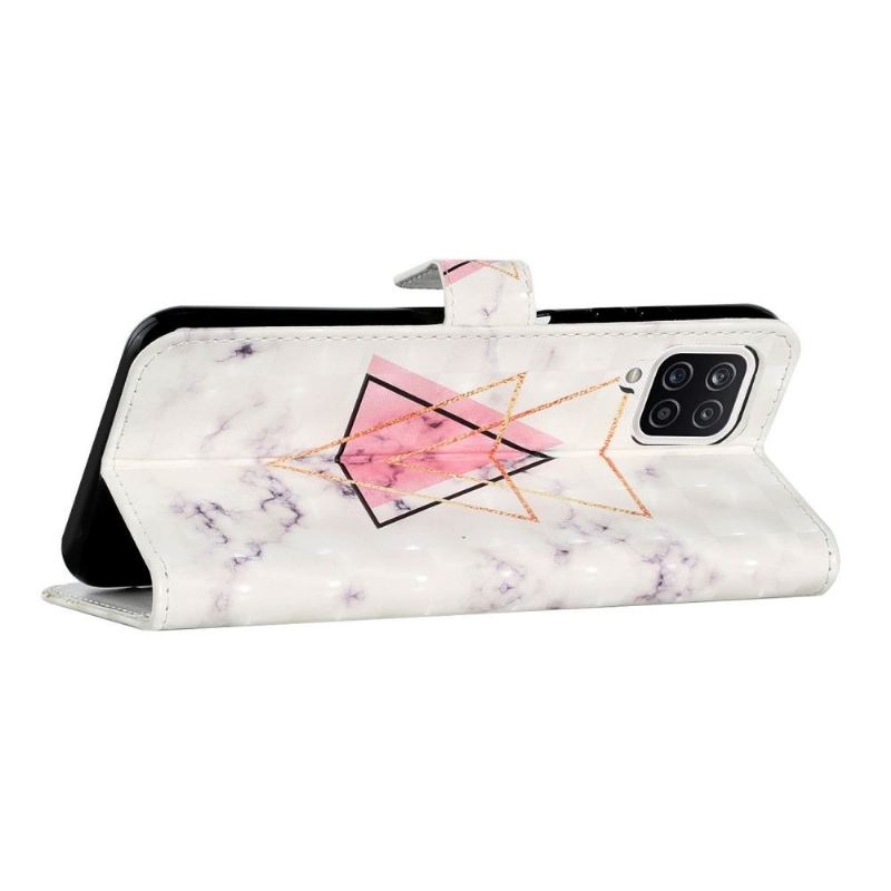 Lederhüllen Für Samsung Galaxy A22 4G Dreiecksmuster