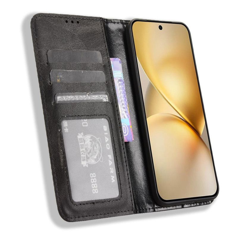 Flip Case Vivo X200 Handyhülle Vintage Bordüre