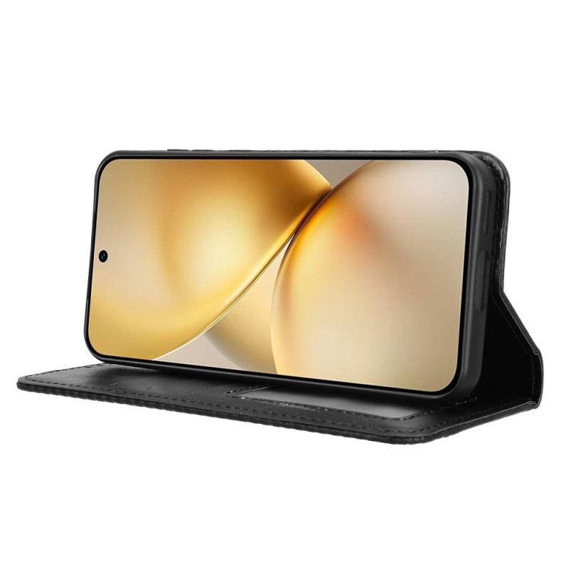 Flip Case Vivo X200 Handyhülle Vintage Bordüre