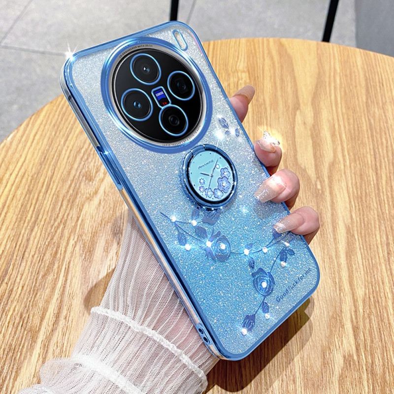 Hülle Vivo X200 Glitzernder Blumenständer