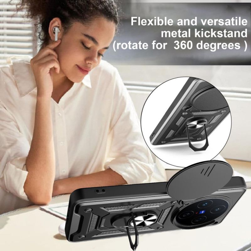 Hülle Vivo X200 Schiebe-kameraabdeckung Und Ständer