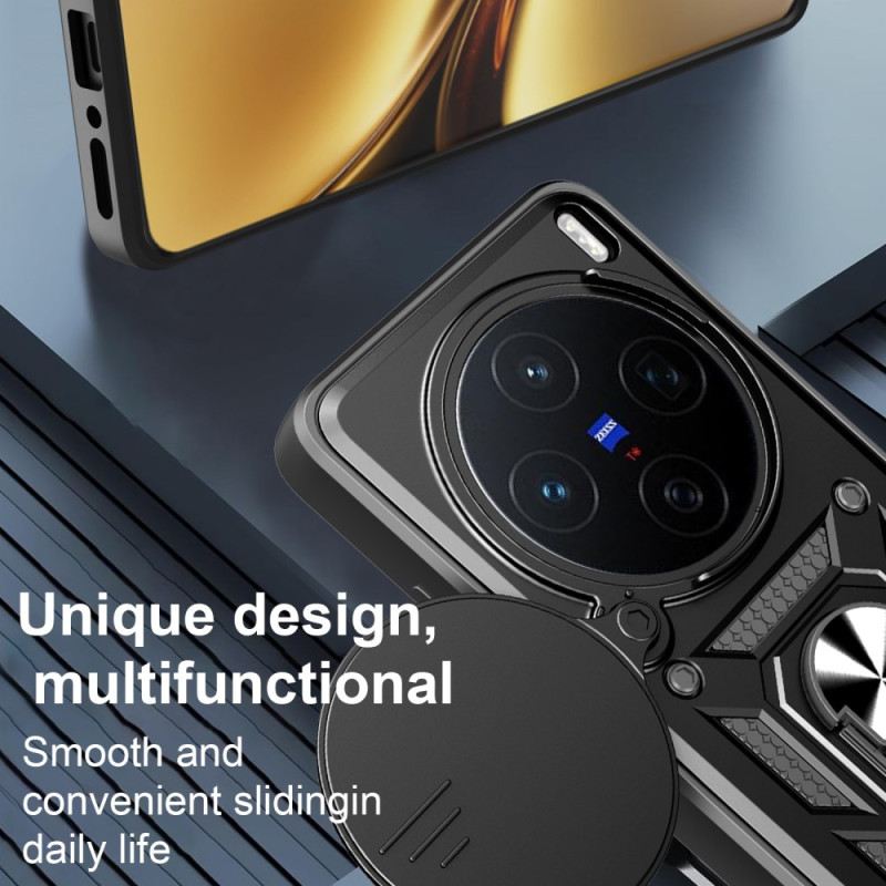 Hülle Vivo X200 Schiebe-kameraabdeckung Und Ständer