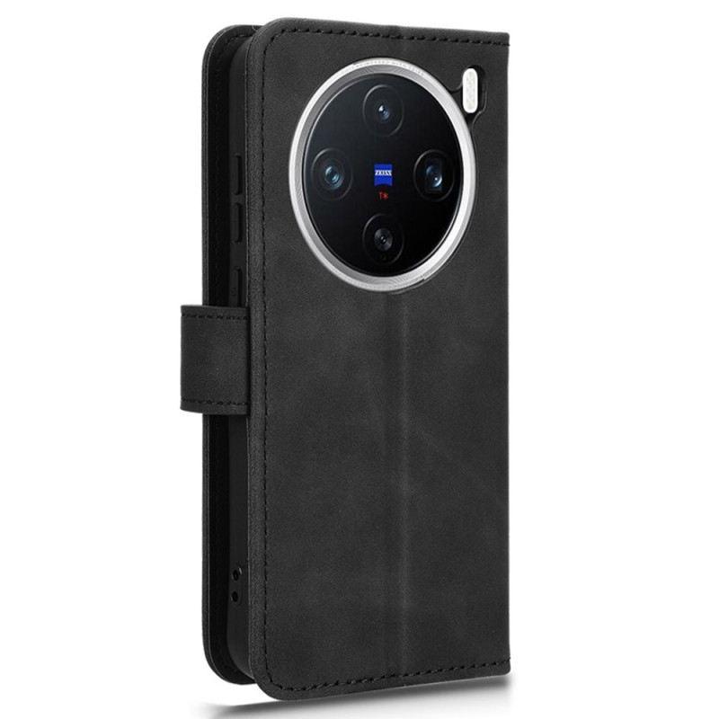 Lederhüllen Vivo X200 Handyhülle Wildlederoptik