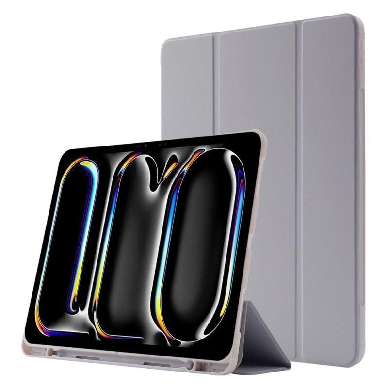 Case iPad Pro 13 (2025) Handyhülle Dreifach Faltbarer Ständer Und Stifthalter