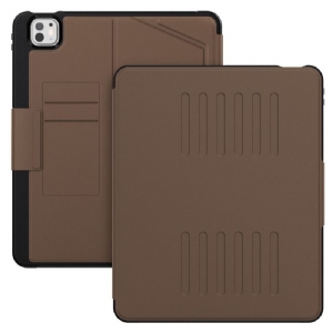 Case iPad Pro 13 (2025) Handyhülle U-förmiger Ständer Und Kartenhalter