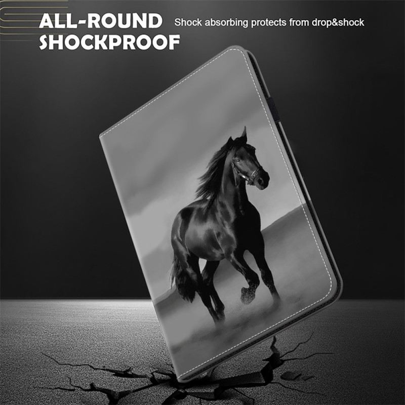 Case iPad Pro 13 (2025) Schwarzes Pferd