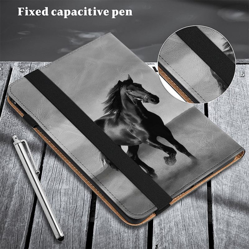 Case iPad Pro 13 (2025) Schwarzes Pferd