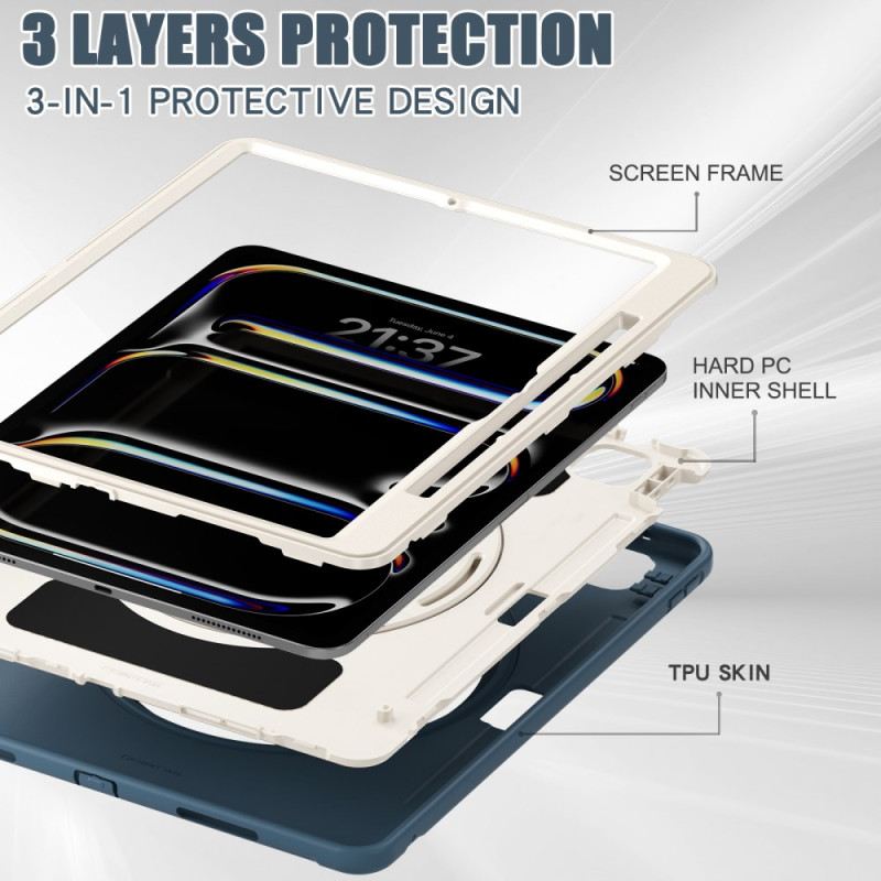 Hülle Für iPad Pro 13 (2025) Griff Und Stifthalter