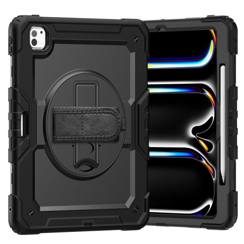 Hülle Für iPad Pro 13 (2025) Robust Mit Displayschutzfolie Und Schultergurt